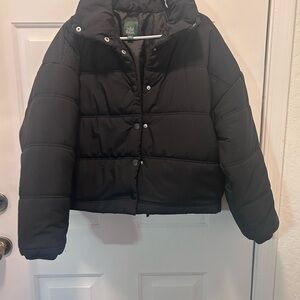 Wild Fable Black puffer Jacket